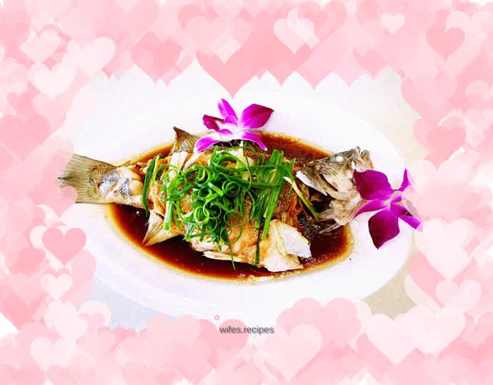 Steamed seabass