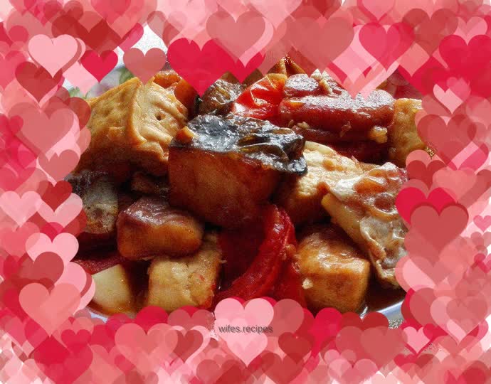 Basa fish braised tofu