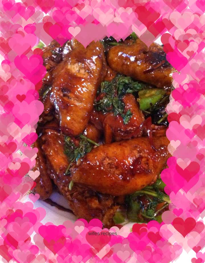 Simple version of beer chicken wings