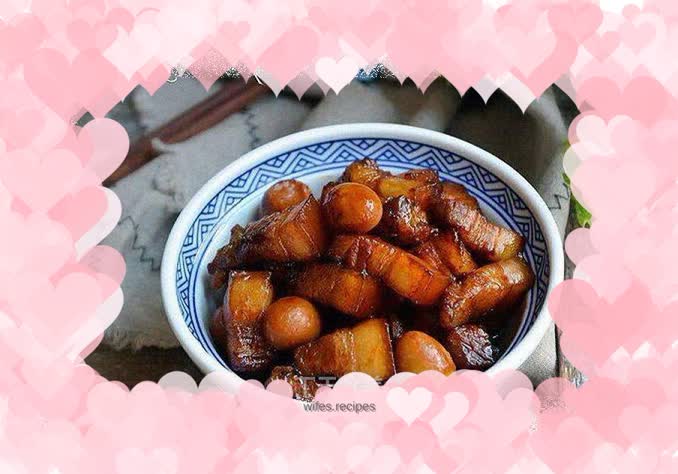 Roasted Pork with Quail Eggs