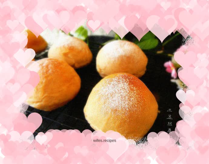 Dragon Fruit Brown Sugar Bread