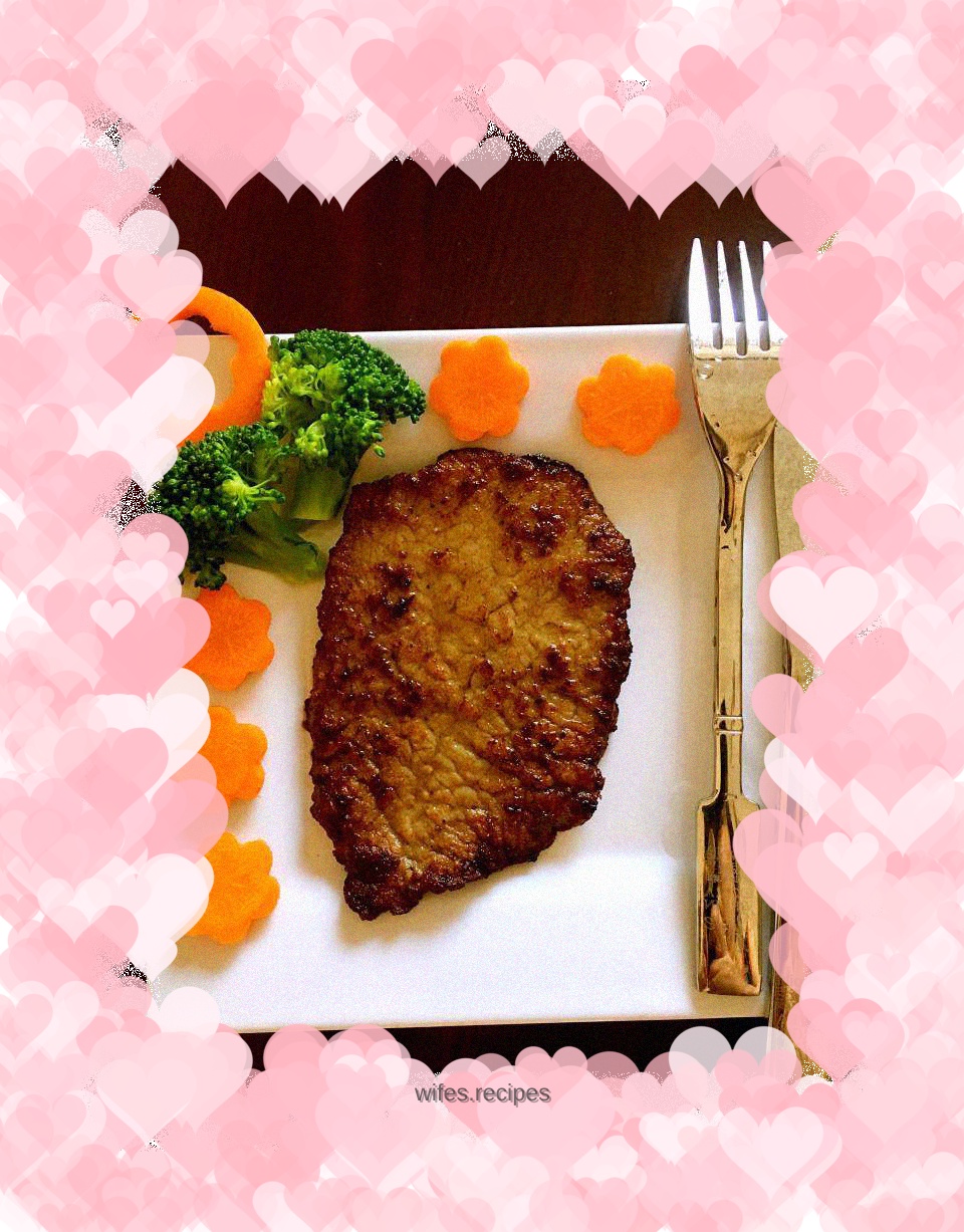 Pan-fried steak