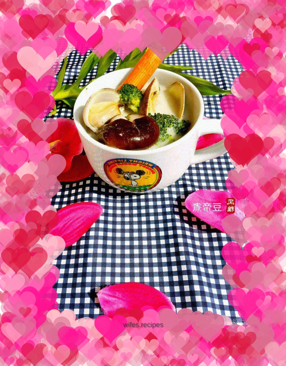 Clam chowder for Valentine's Day