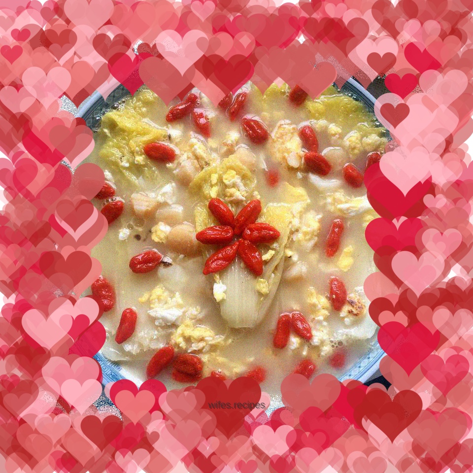 Baby cabbage in soup