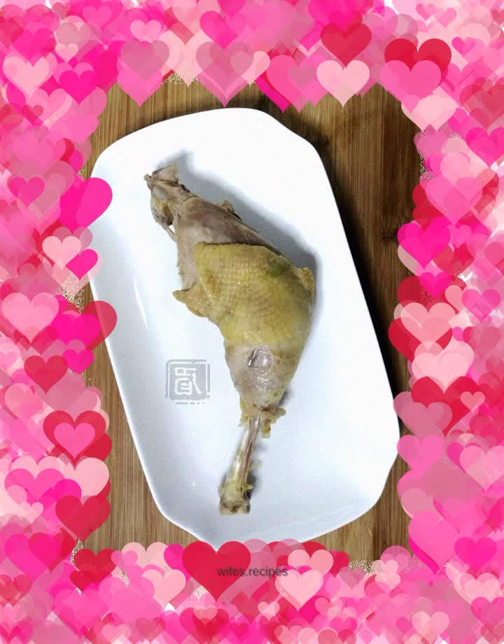 Rice cooker salt-baked chicken legs