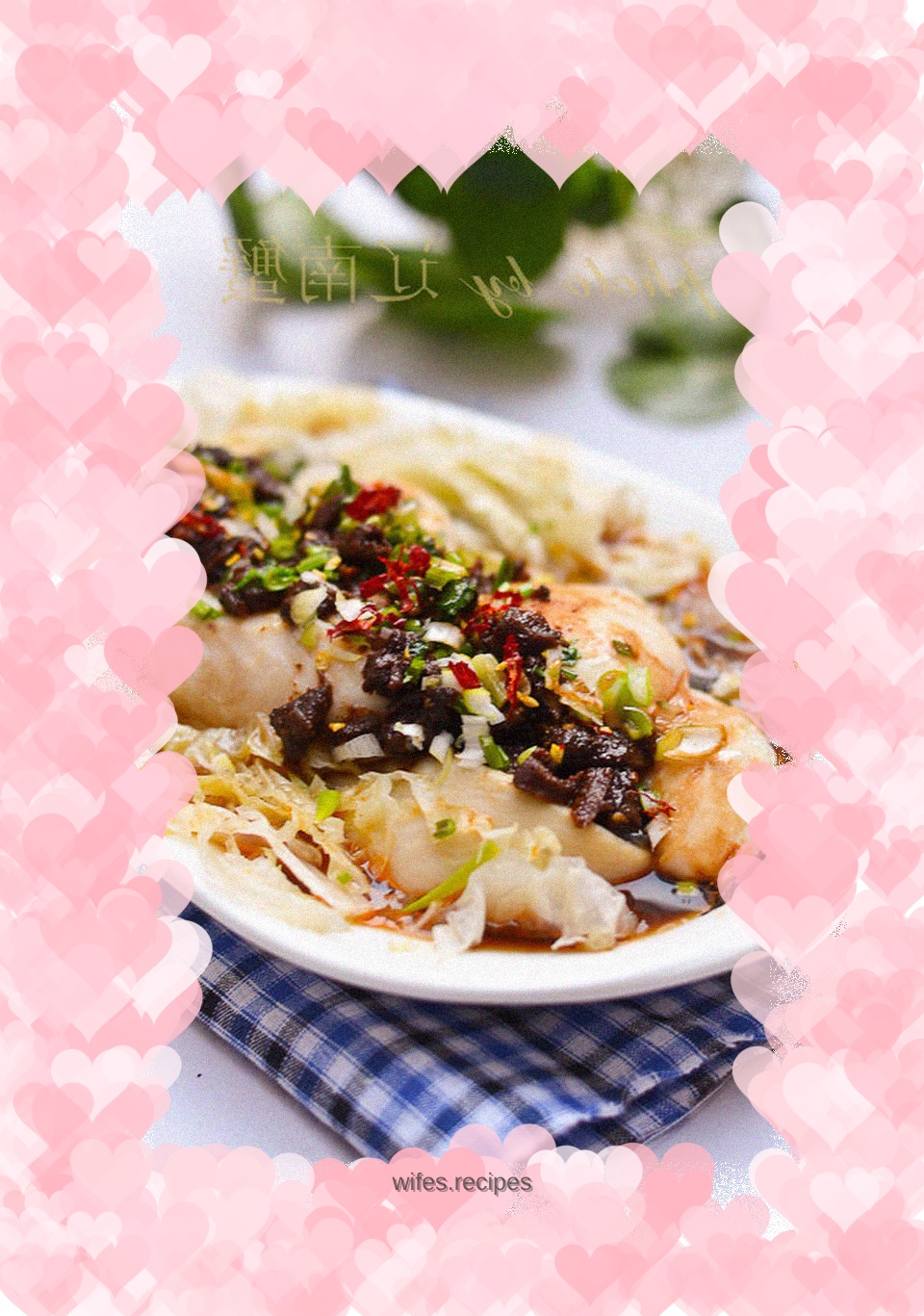 Steamed fish with soy sauce