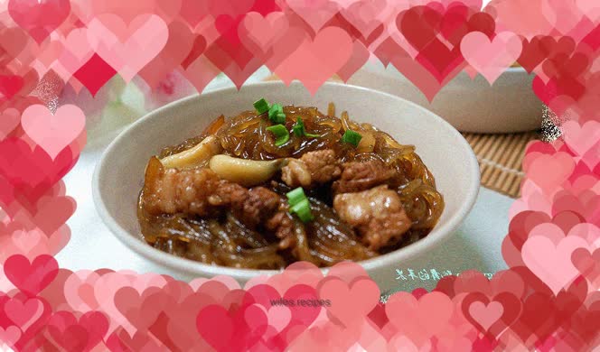 Pork stewed vermicelli