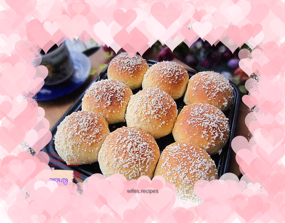 Snowflake bread--a must-have bread in bakeries