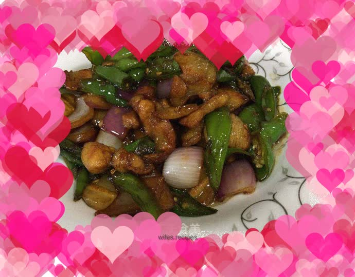 Spicy stir-fried pork belly