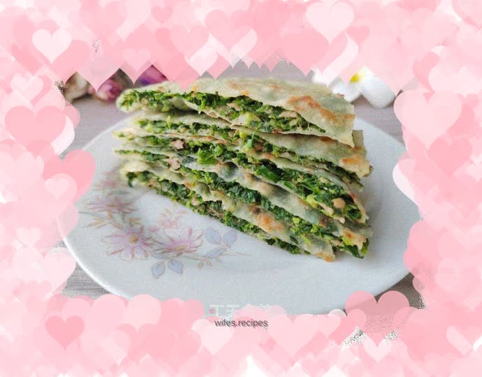 Shepherd's Purse and Fresh Meat Wheat Cake