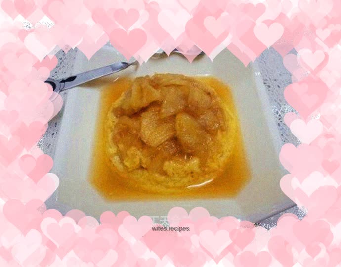 Caramel Pineapple Steamed Egg