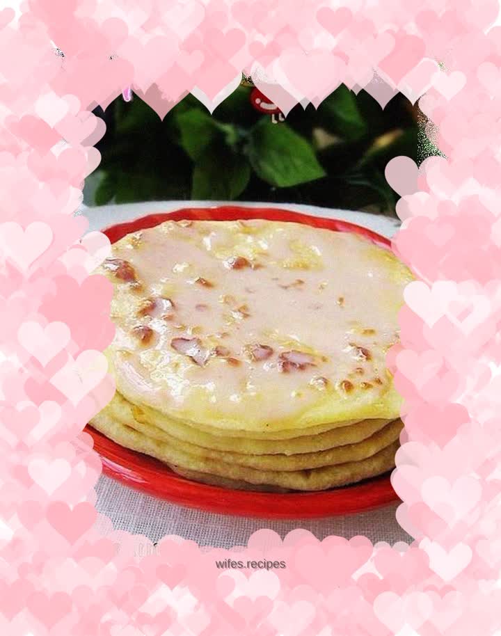 Creamy mashed potato pancake