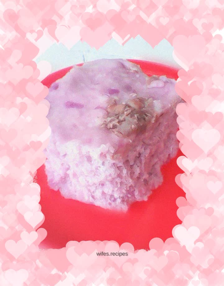 Purple sweet potato cake