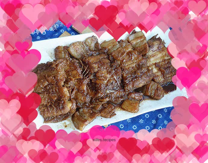 Grilled sole with pork belly