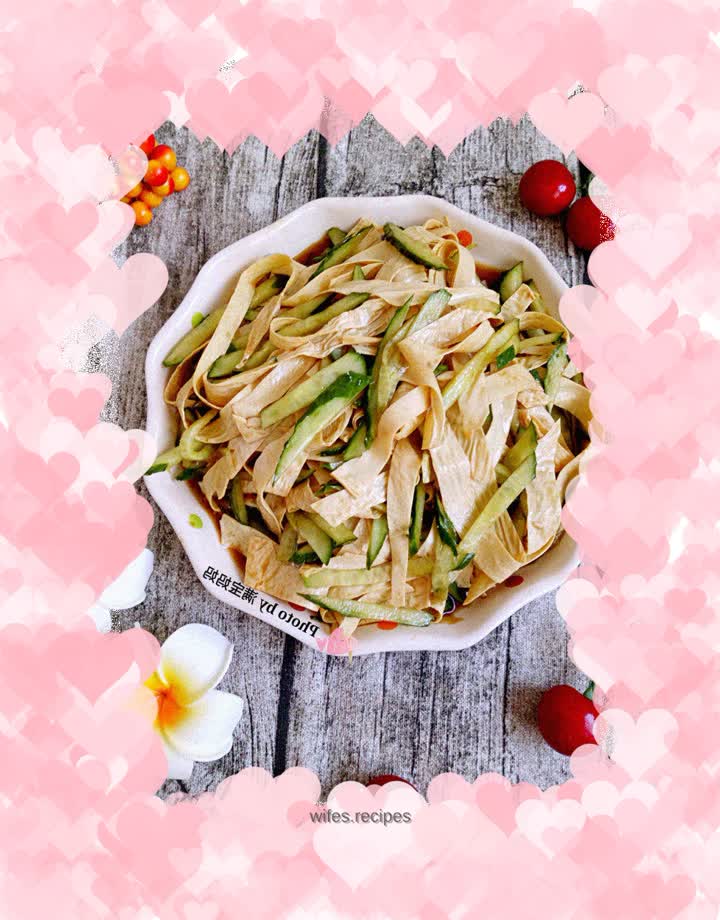 【Tianjin】Cold cucumber and bean curd skin