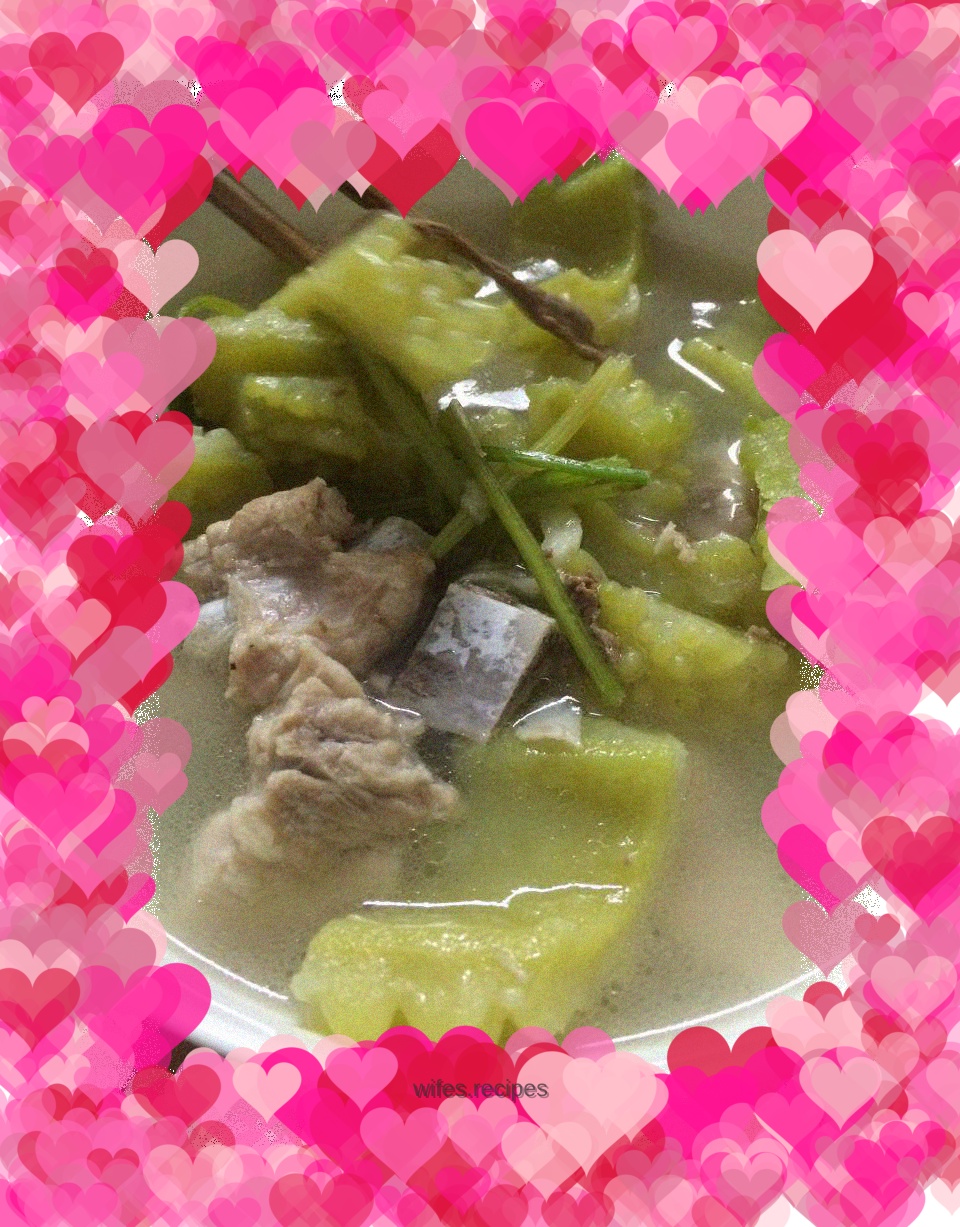 Bitter melon and pork ribs soup
