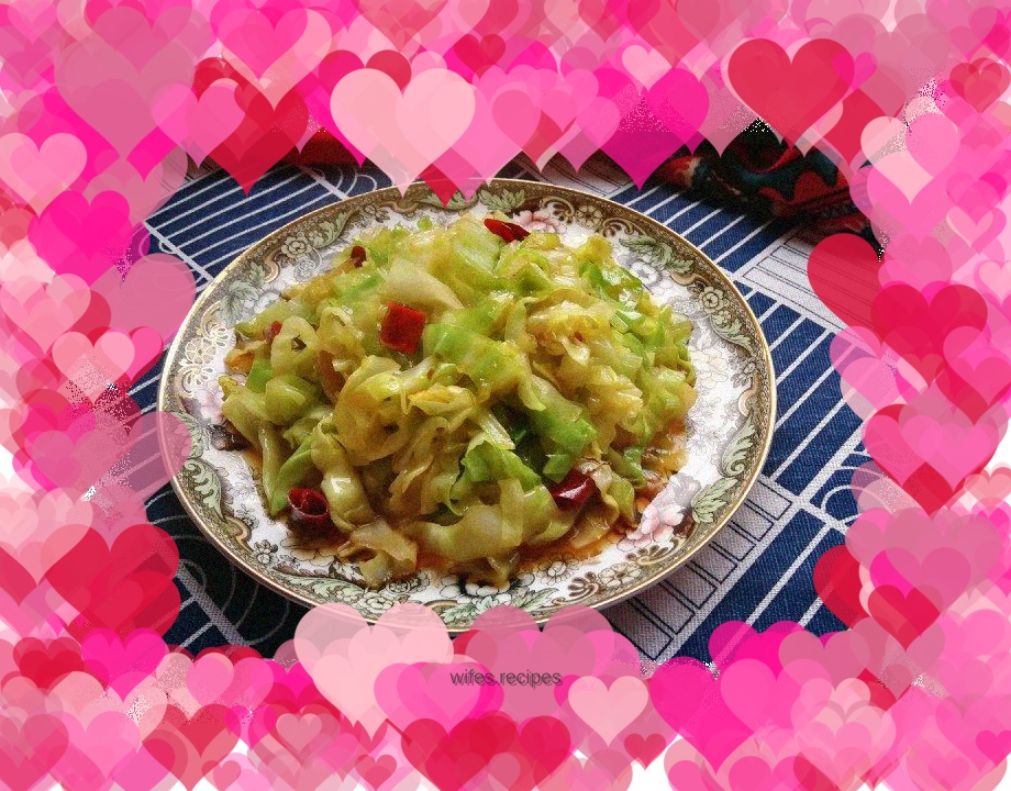 Home-style stir-fried cabbage