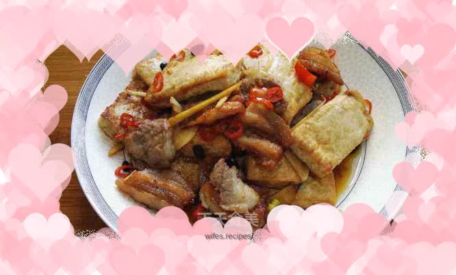 Hunan style home-cooked tofu