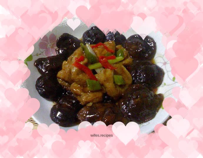 Mushroom braised tofu