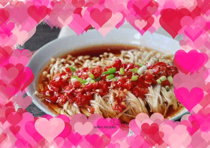 Chopped Pepper Enoki Mushroom