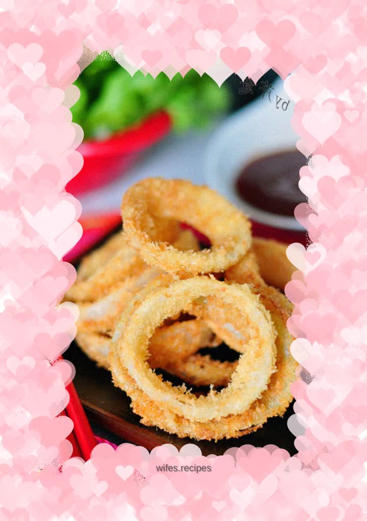Fried onion rings