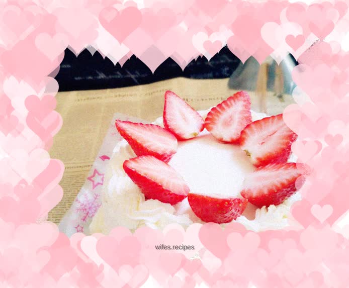 Strawberry Cream Cake