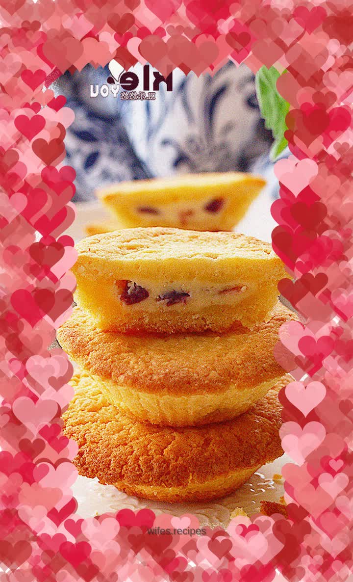 French mooncakes filled with cheese and dried fruits [Mooncakes filled with cheese and dried fruits]