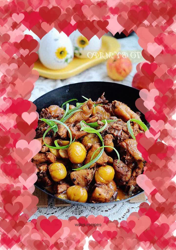 A dish not to be missed for banquets in autumn-----chestnut chicken