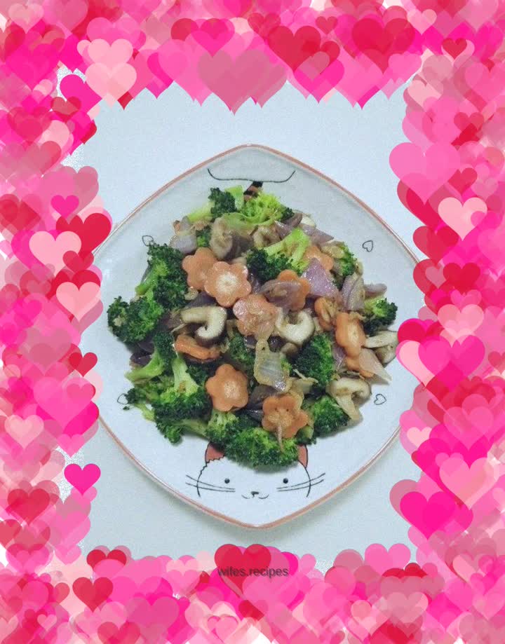 Stir-fried Broccoli with Dried Sea Rice