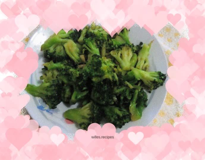 Stir-fried broccoli