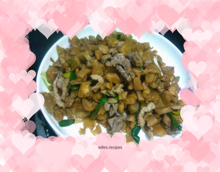 Stir-fried Pork with Preserved Vegetables