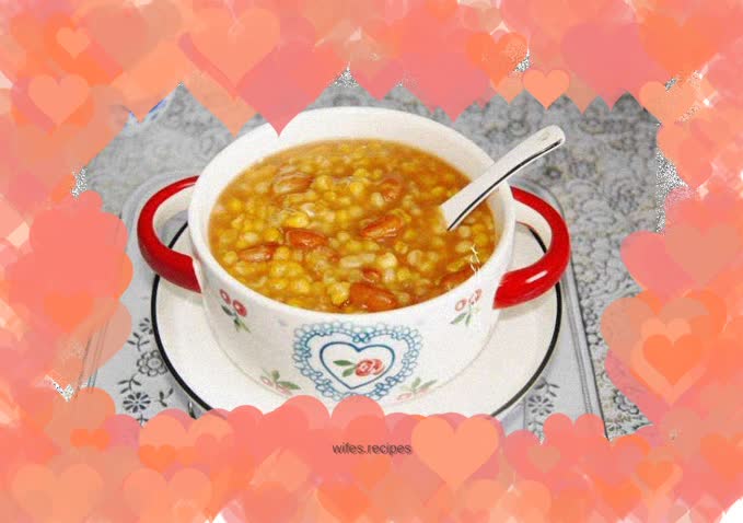 Kidney bean rice porridge