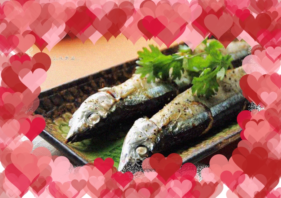 【Salt grilled saury】