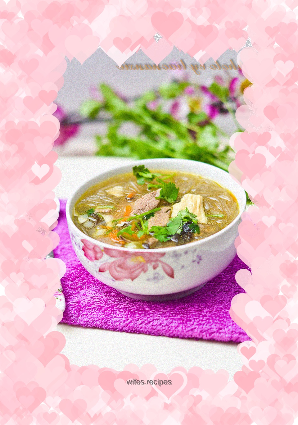 Pork liver vermicelli soup