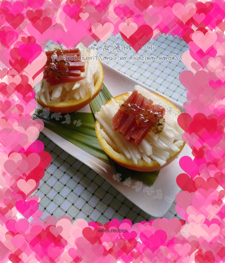 Beijing cake with osmanthus and pear shreds