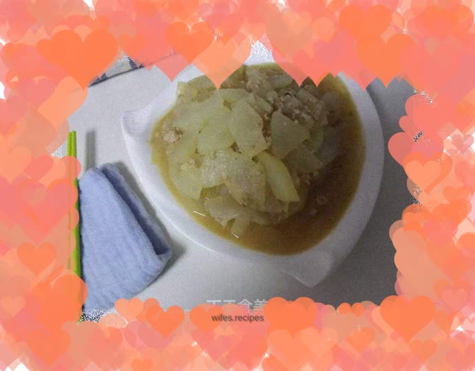 Winter melon minced meat