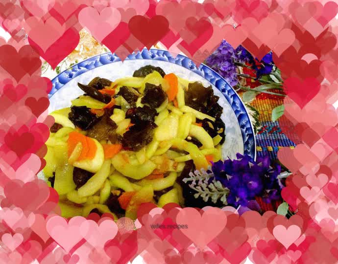 Three-color bamboo shoots