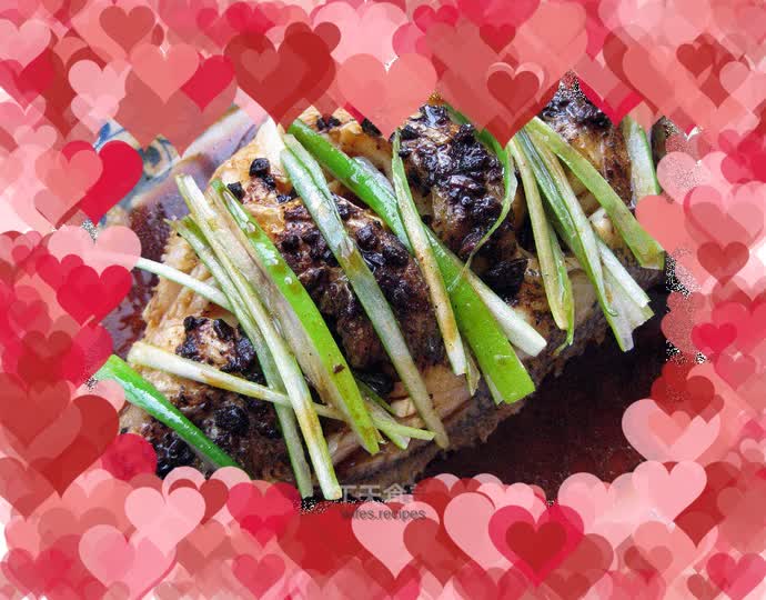 Steamed seabass with black bean