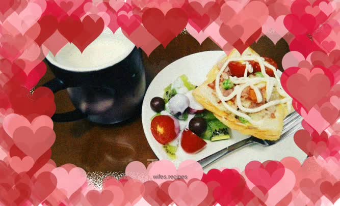 Bacon Cheese Toast Tart