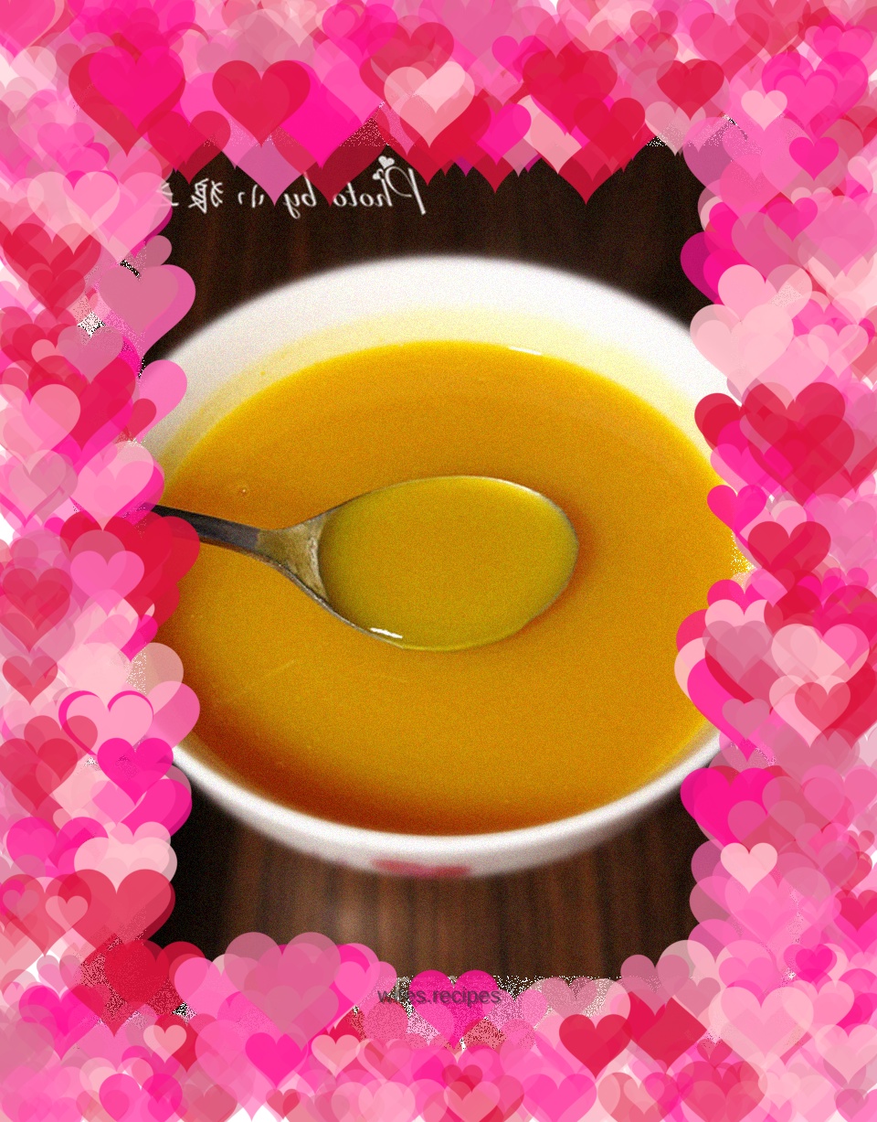 Nourishes the lungs and replenishes qi----pumpkin paste