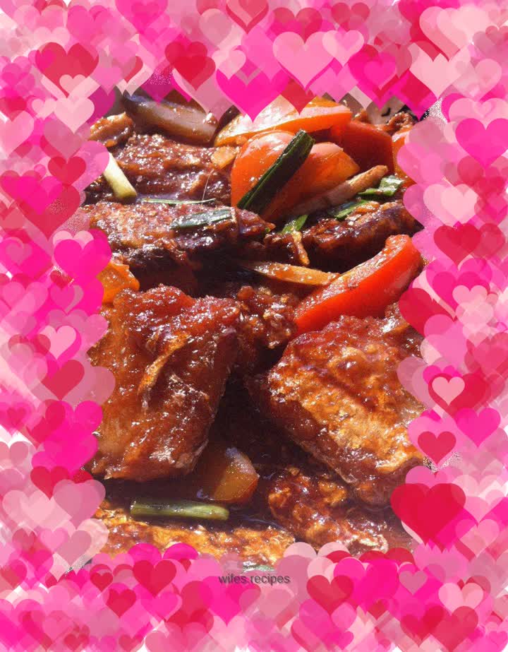 Braised hairtail fish