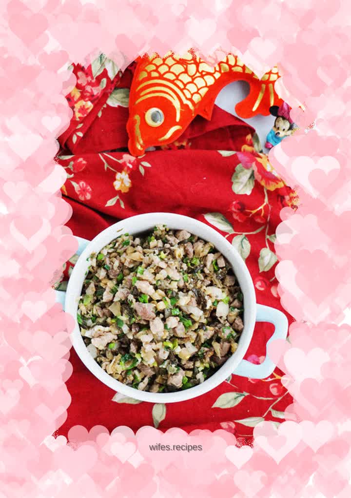 【Sichuan】Meat and vegetable stuffing