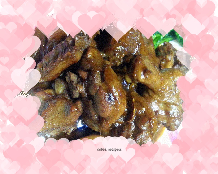 Sauce-flavored duck legs