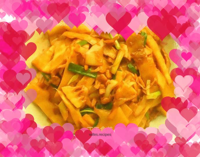 Fried pork with bamboo shoots