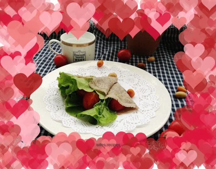 Black rice crepe