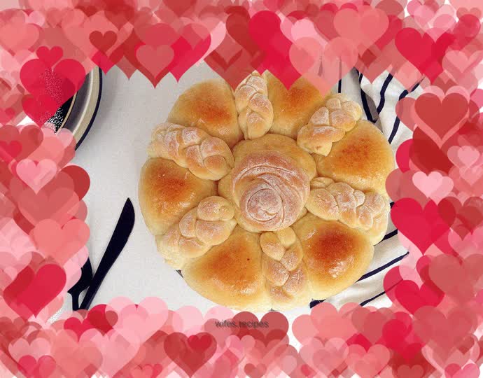 Braided Bean Paste Bread