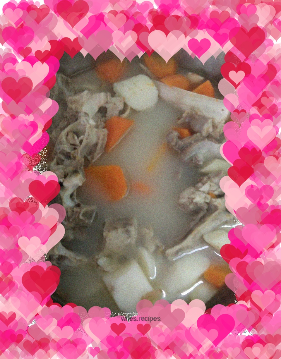 Pork Skull Stewed with Carrot and Huaishan Soup