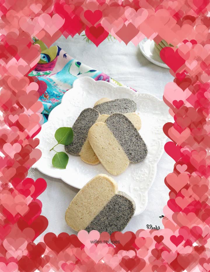 ~Black and white sesame cookies