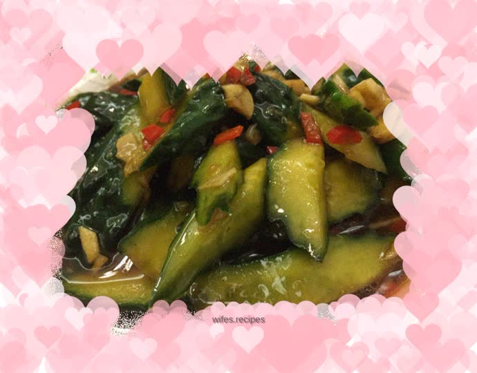 Refreshing mixed cucumber