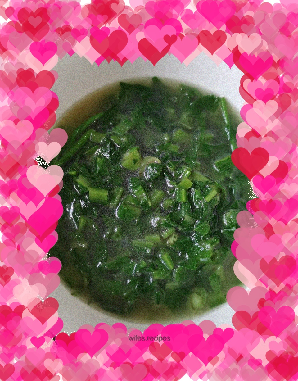 Bitter wheat vegetable soup